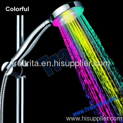 Fashion ABS Plastic Colorful LED Hand Shower Head