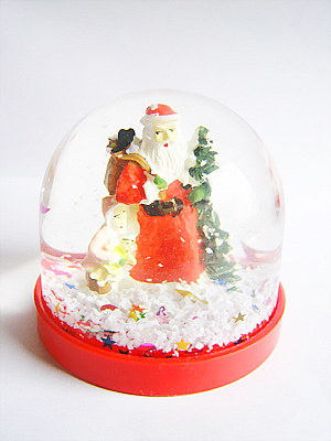 snowman snow globe