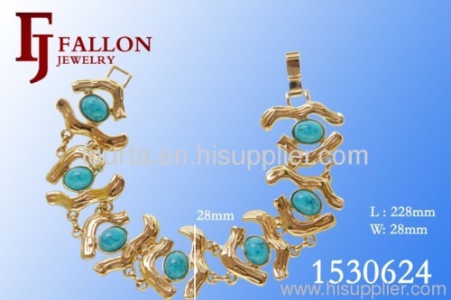 Super Wide 18K Gold Jewelry Bracelet 1530624