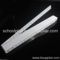 2M 10 fold Plastic folding ruler with logo printing