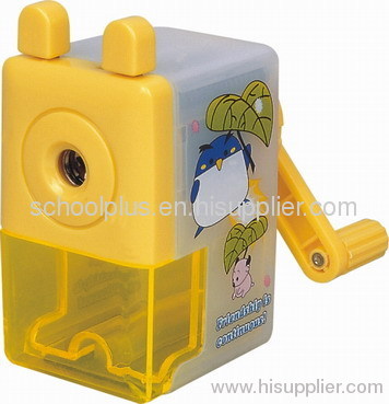 Plastic manual cartoon sharpeners for child