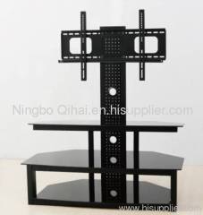 Elegant Oval revolving lcd tv stand,tv table with bracket