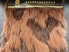 jacquard long pile fake fur