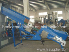 PP PE film crushing washing pelleting production line