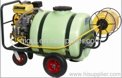 Hand push power sprayer