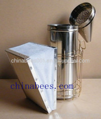 23x10.4 cm stainless steel beekeeping smoker