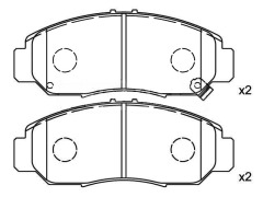 Front Brake Pad Set for HONDA OEM 45022-S7A-N00