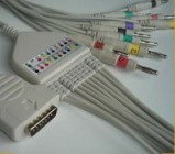 Ge Marqutte ECG/EKG Cable With 10 Leads