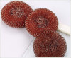 Electroplate Red Copper Mesh Scourer