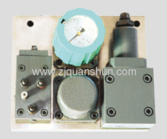 Hydraulic components pressure valve plate assembly