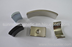 Arc shape magnets for motors