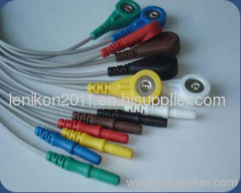 7 lead holter ECG cable/leadwire