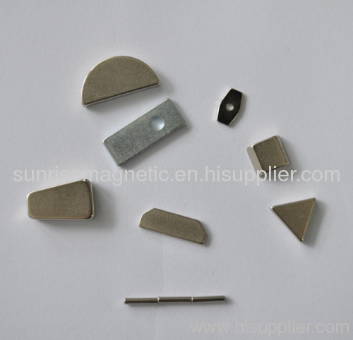 NdFeB magnets with different shape and size
