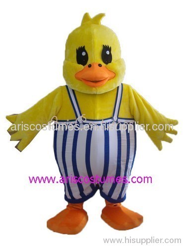 duck mascot costume, cartoon costumes, cartoon wear, mascotte