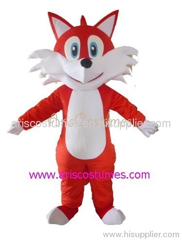 fox mascot costume, animal costume, adult costume, party costumes