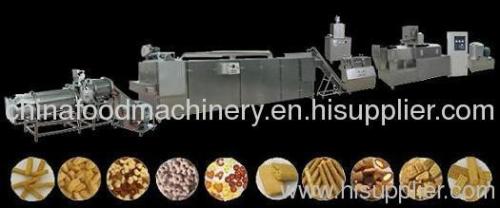 inflating snacks processing line