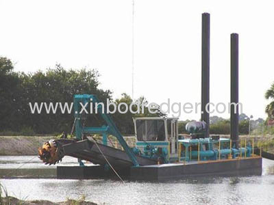 Cutter suction sand dredger