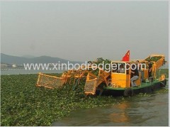 Water hyacinth salvage ship