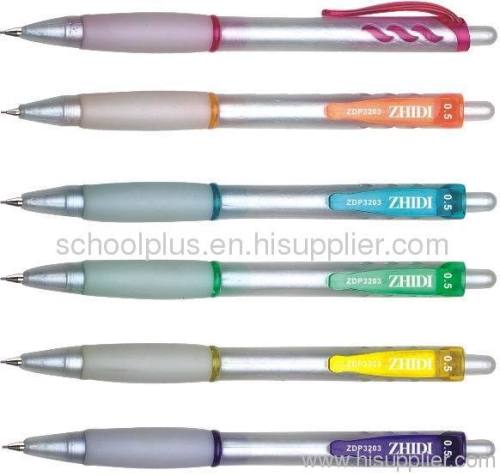 Plastic Mechanical Pencil With Rubber Girp