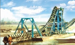 Single Raw Chain Bucket Sand Dredger