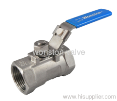 stainless steel 1pc ball valve