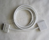 30-pin Dock Extender Cable for iPhone 4S, iPad 3G, 24-pin Connected, Slim 30-pin Male Fits All Cases