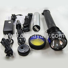 55/65W Dual power Xenon hid flashlight with charger