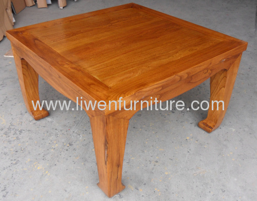 Elm wood coffee table