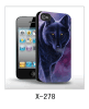 Wolf picture iPhone4 case 3d,pc case rubber coated,multiple colors available