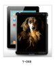 dog picture iPad2/3/4 case 3d case,pc case rubber coated,multiple colors available