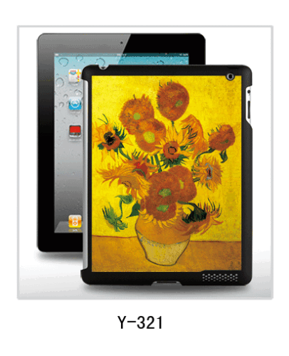 art paintings iPad 3d case,pc case,rubber coated,multiple colors available