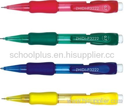 Plastic Automatic Pencil With Rubber Girp
