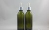 most popular slender yellow-gray oil bottle 60ml with HL ADB ring white plastic head alumina dropper
