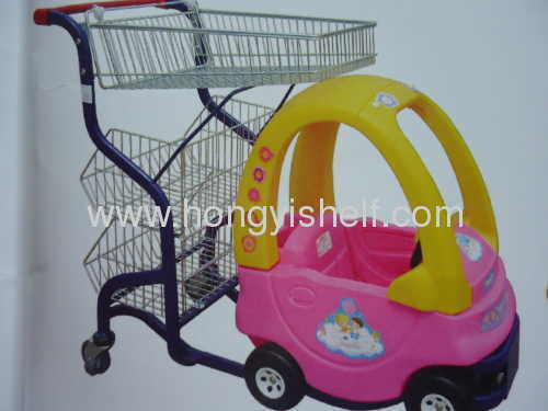 Angel baby supermarket trolley