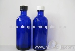 most popular long neck 100ml blue essential oil bottle mixed plastics cover+kong neisai