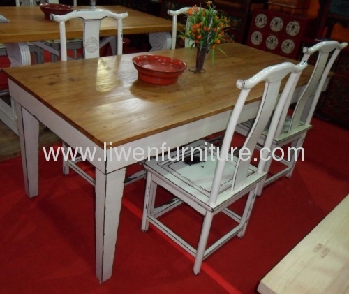 Chinese dining table and chair