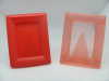 Foldable plastic photo frames