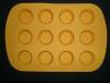 12 trays in one sheet silicone muffin pan cupcake cases