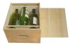 wooden box for grape wine