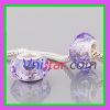 Orchid silver plated core facet resin bead wholesale PGB511-1