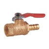 Brass Mini Female Threaded Ball Valve With Hose Brab