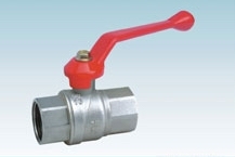 Brass Gas Ball Valve With Nickle plated