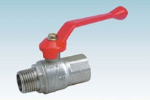 Brass FxM Thread Gas Ball Valve With Aluminium Handle