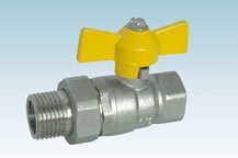 Brass Gas Ball Valve With Union