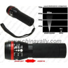 CREE led zoom flashlight with red signal O ring