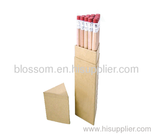 Natural wood pencil HB ,nutural pencil custom quality and logo china manufacturers
