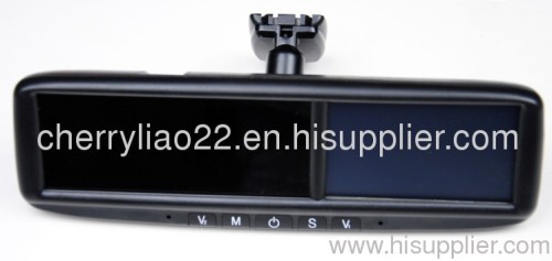 4.3 Inch Rearview Mirror Monitor with Built in Navigation, Built in Bluetooth, Touch Screen Controls, Sd Card Slot