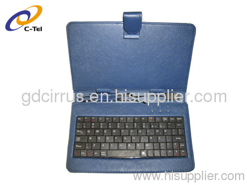 PU / leather case for 7 inch tablet pc with keyboard