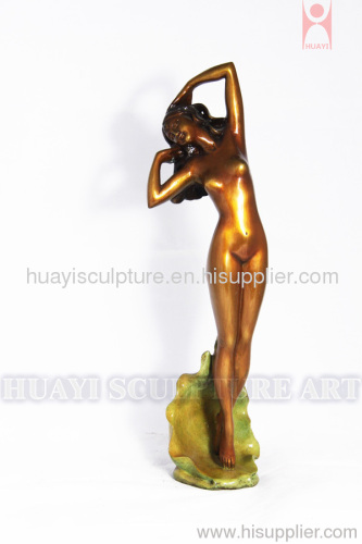 Bronze Lady Nude Sculpture