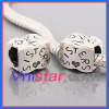 Sterling silver bead PSS1083-1 with SISTERS and 925 stamped